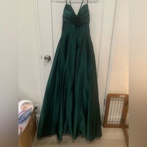 Blondie Nites Dark Green Gown